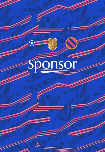Uniformes de fútbol Gráficos vectoriales Sublimación Diseños de ropa deportiva