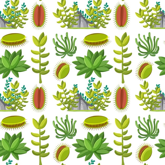 Varias plantas de patrones sin fisuras