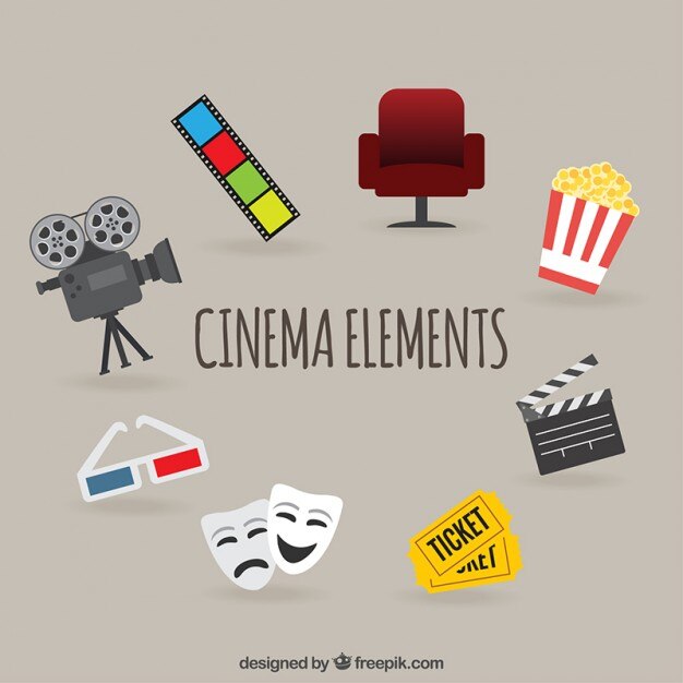 Variedad de accesorios de película plana