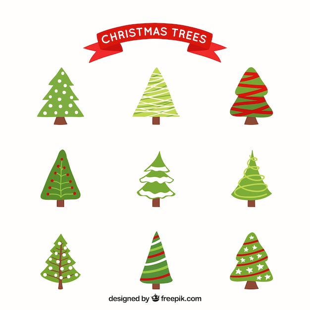 Variedad de árbol de Navidad