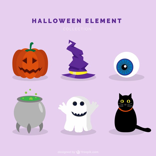 Varios artículos preparados para halloween
