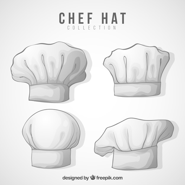 Vector gratuito varios gorros de chef