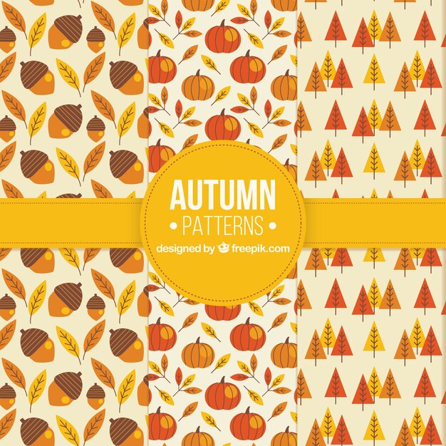 Varios patrones, otoño