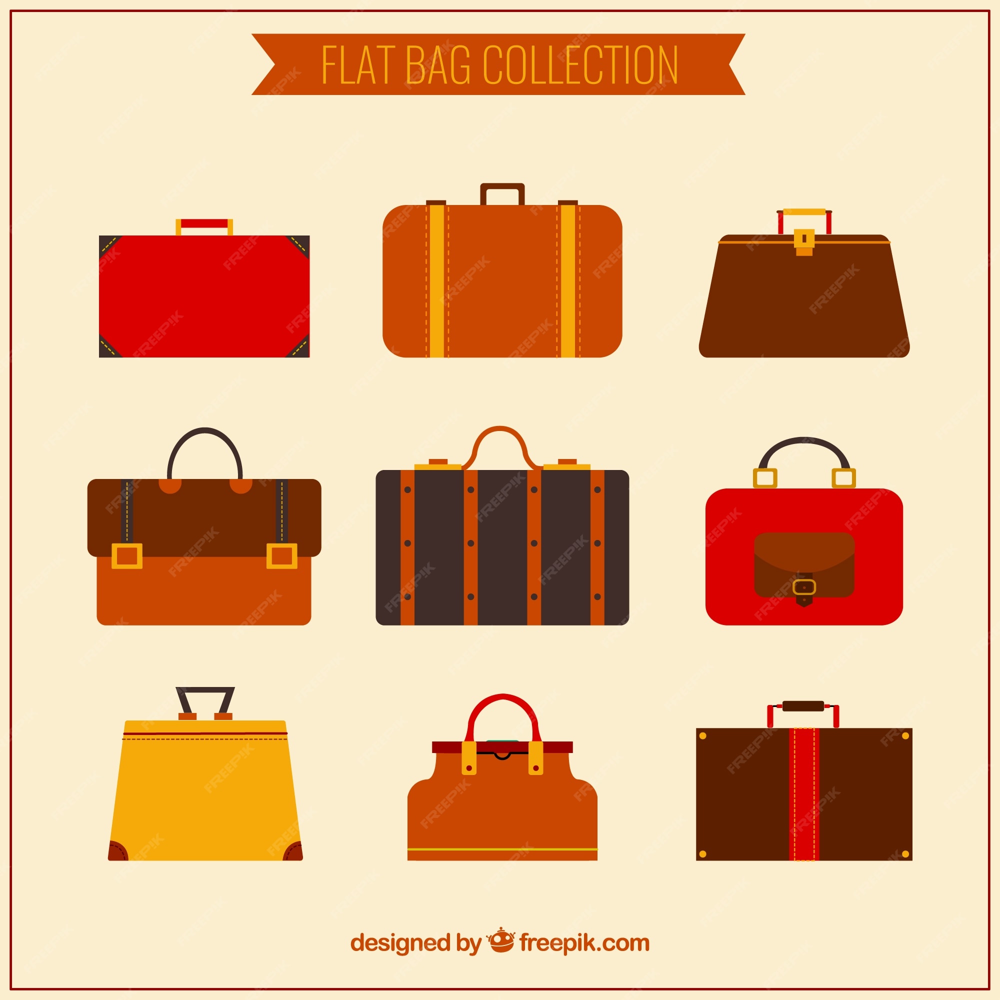 Varios maletines en tonos marrones | Gratis