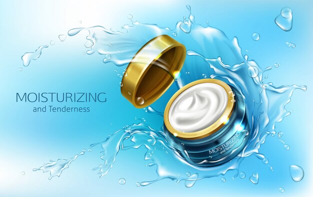 Vector 3d publicidad realista mock up