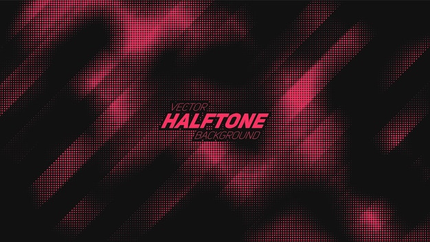 Vector abstracto desgarrado fondo de semitono rojo. Elemento de textura punteada raspada