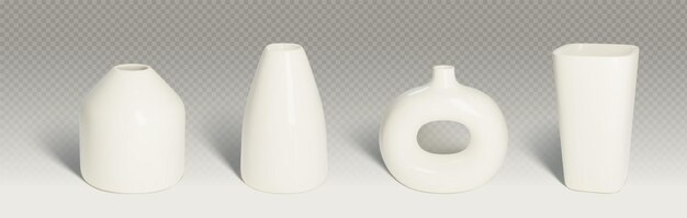Vector aislado de una botella de cerámica o de vidrio en 3d
