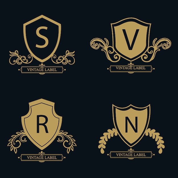 Vector Amazing Luxury Logo Designs
