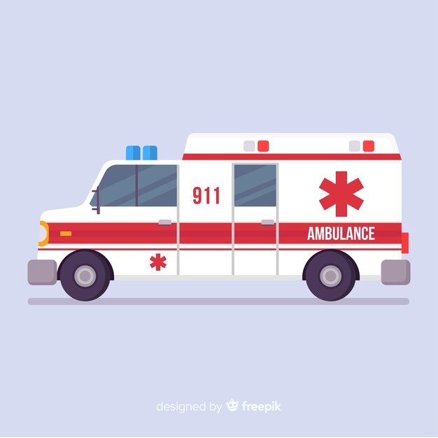 Vector de ambulancia