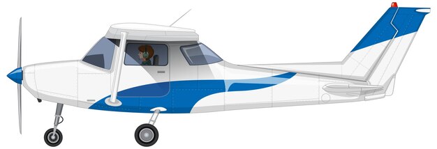 Vector de aviones ligeros de un solo motor