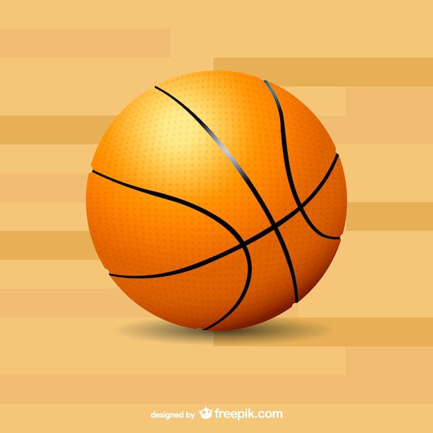 Vector balón de baloncesto