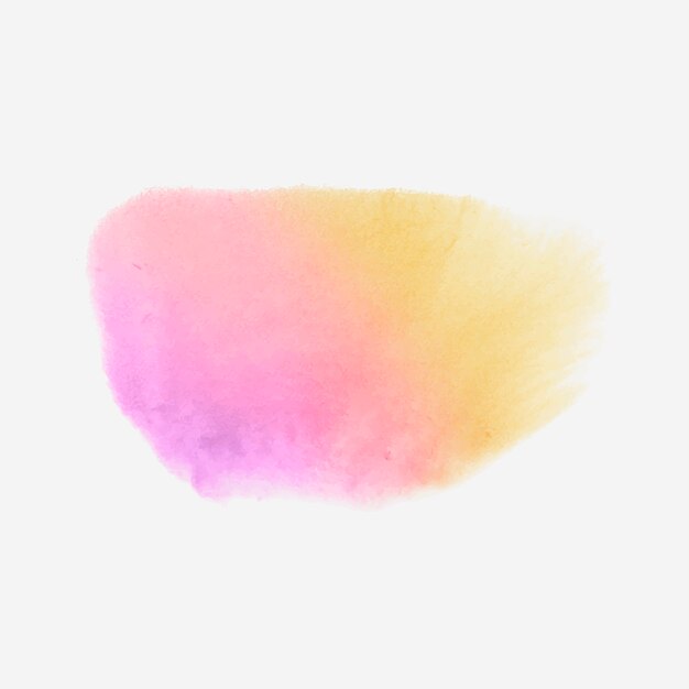 Vector de banner estilo acuarela colorida
