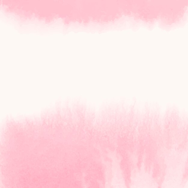 Vector de banner de estilo acuarela rosa