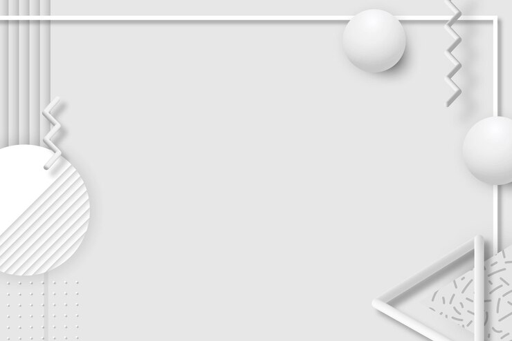 Vector gratuito vector de banner social de diseño geométrico gris de memphis