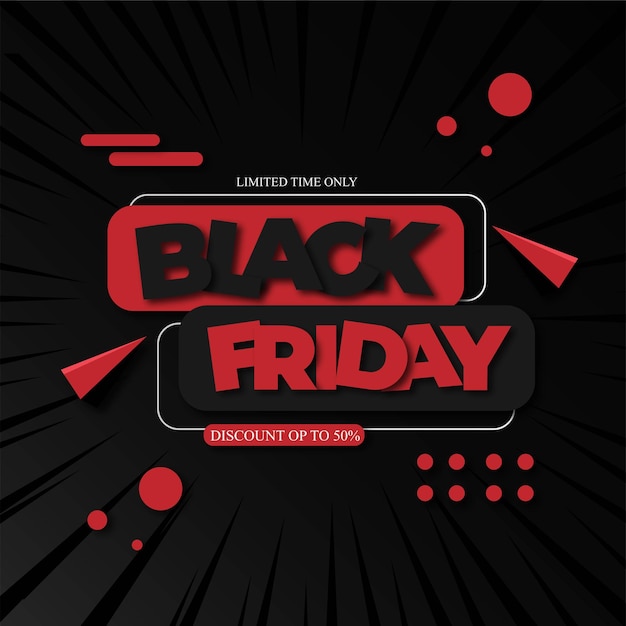 Vector gratuito vector black friday sale background