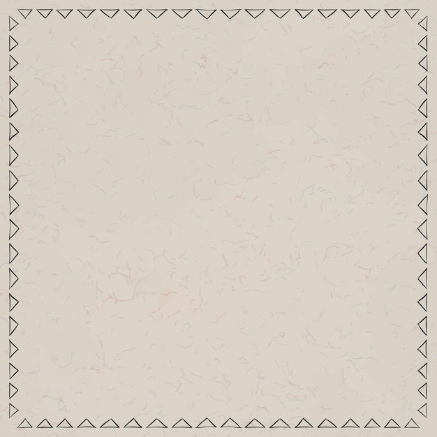 Vector boho arte tribal doodle bosquejo tipi marco
