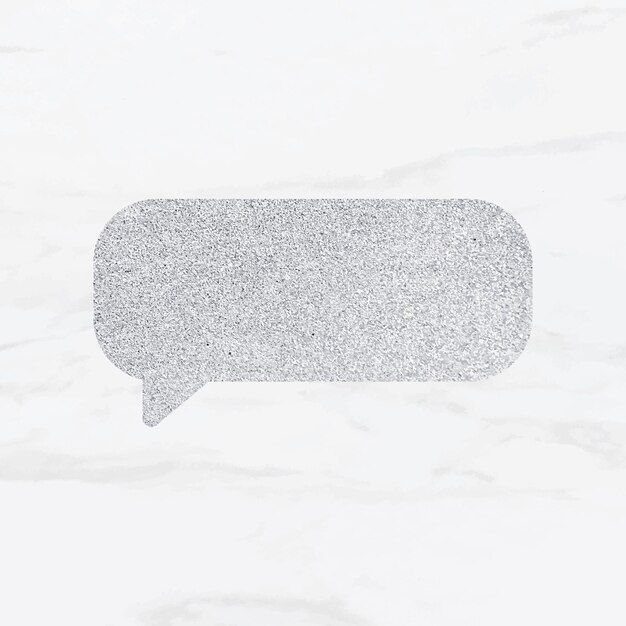 Vector de burbujas de discurso de brillo