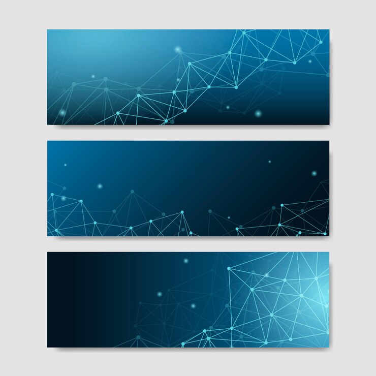 Vector gratuito vector conjunto abstracto azul textura neural