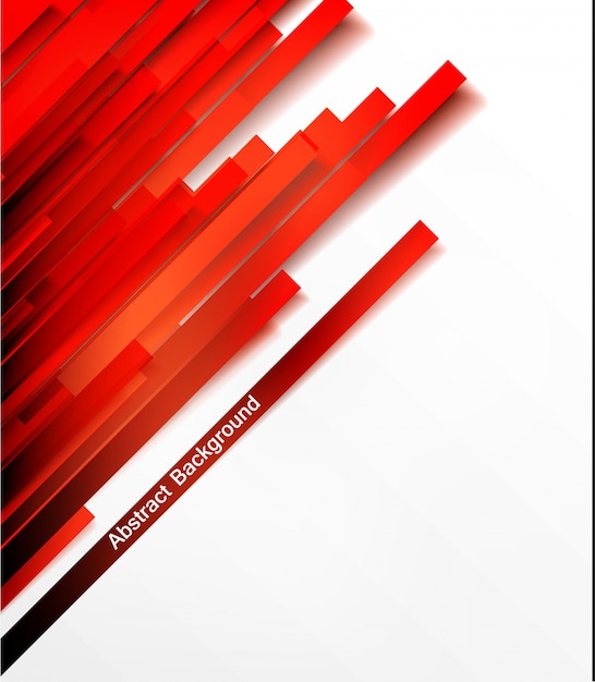 Vector gratuito vector conjunto de banner. línea roja. tiras