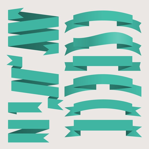 vector conjunto de cintas de negocios estilo vintage para diseño