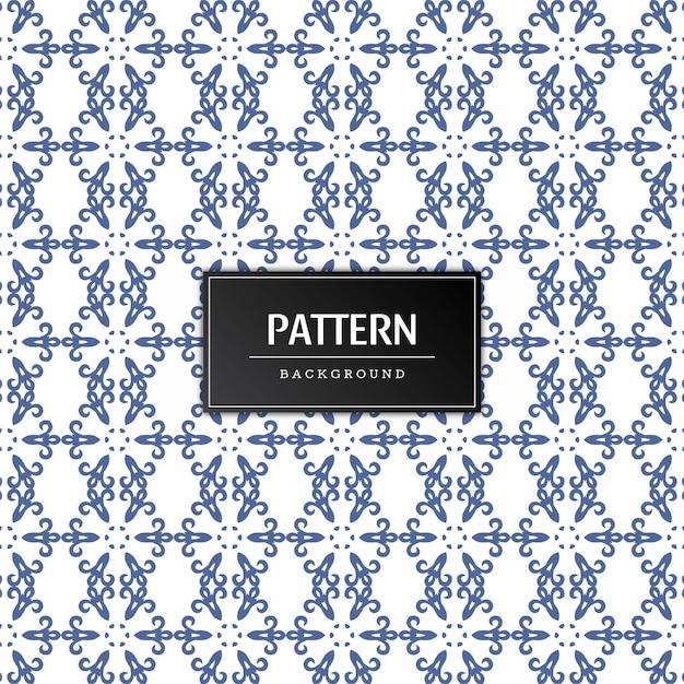 Vector decorativo de patrones sin fisuras