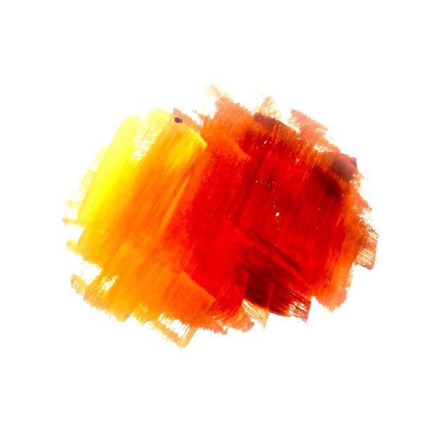 Vector de diseño decorativo de trazo de pincel de salpicaduras de acuarela roja moderna