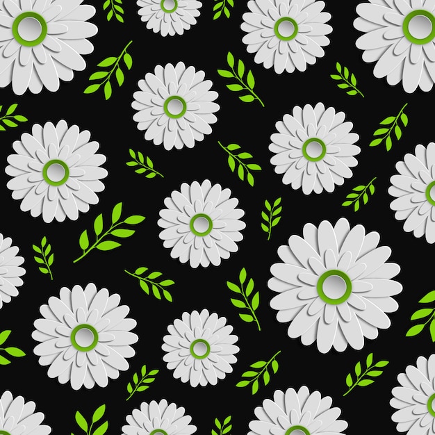 Vector diseño floral colorido