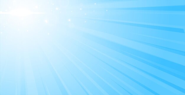 vector de diseño de fondo azul de rayos de sol brillantes abstractos