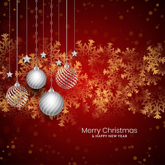 Vector de diseño de fondo de celebración de color rojo de festival de feliz Navidad
