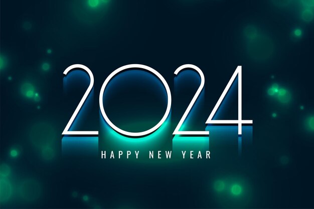 Vector de diseño de fondo de la fiesta del año nuevo de 2024