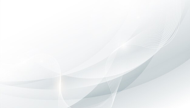 vector de diseño de fondo de línea ondulada dinámica moderna y elegante