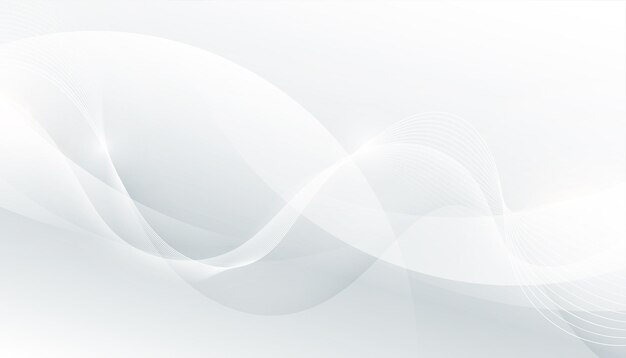 vector de diseño de fondo de negocio blanco de línea curva brillante abstracta