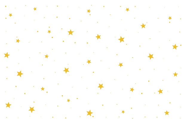 vector de diseño de fondo con patrón de estrella dorada decorativo
