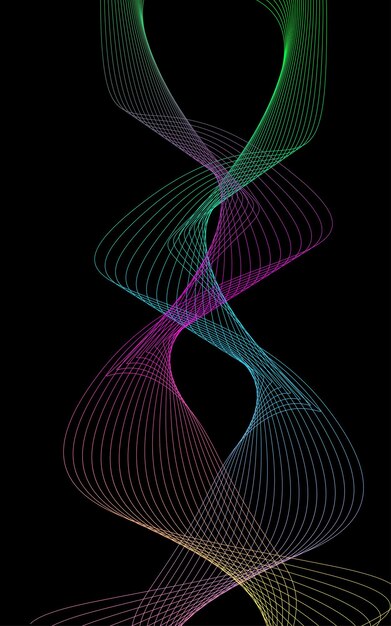 Vector de diseño de gradiente de fondo colorido