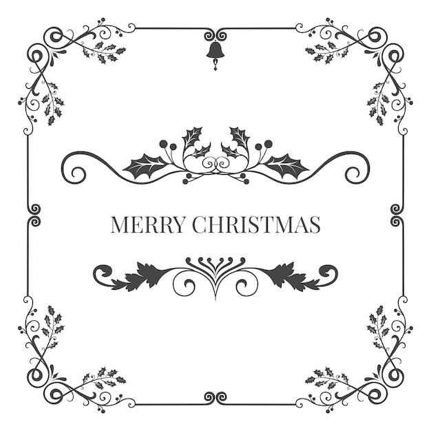 Vector de diseño de insignia de feliz Navidad