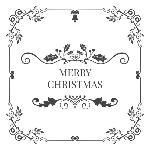 Vector de diseño de insignia de feliz Navidad