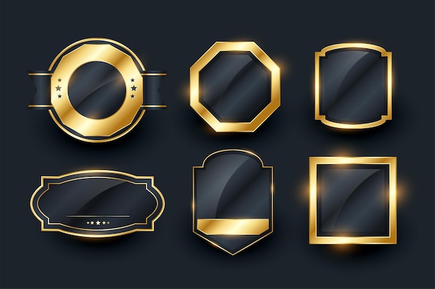 vector de diseño de insignia o símbolo de etiqueta certificado de estilo vintage premium