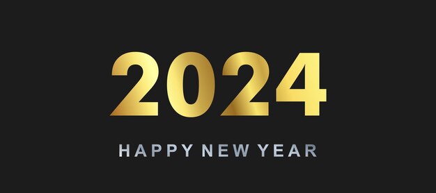 Vector de diseño de logotipo 2024 con creativo y moderno