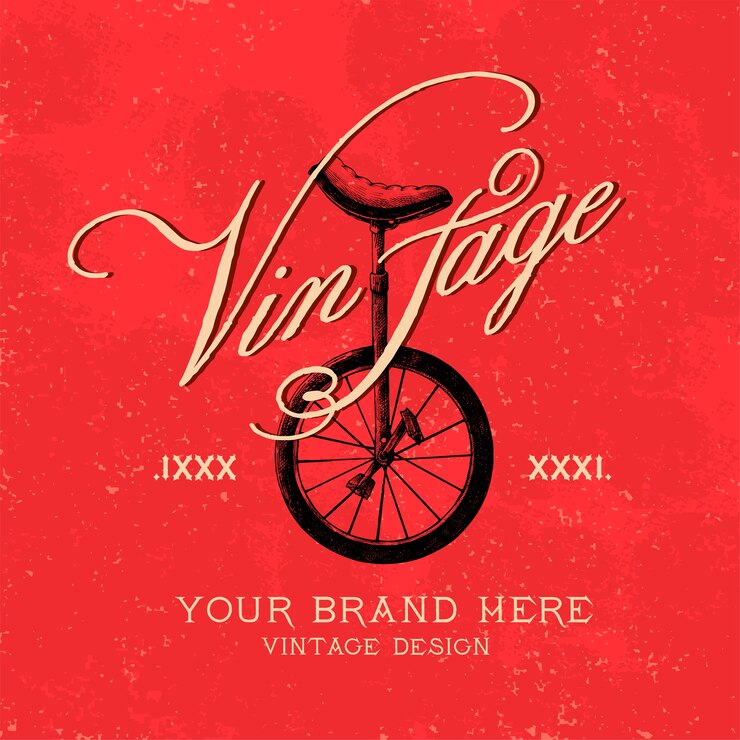 Vector gratuito vector de diseño de logotipo de marca vintage