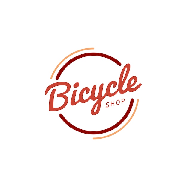 Vector de diseño de logotipo de tienda de bicicletas