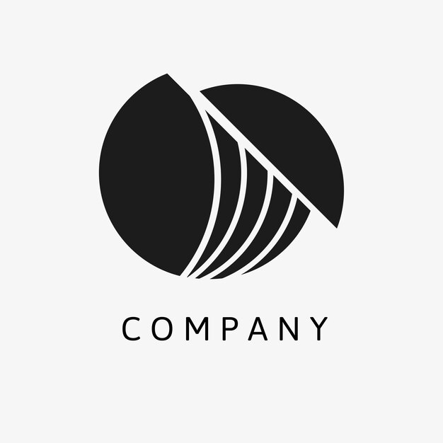 Vector de diseño de marca mínima de plantilla de logotipo de empresa