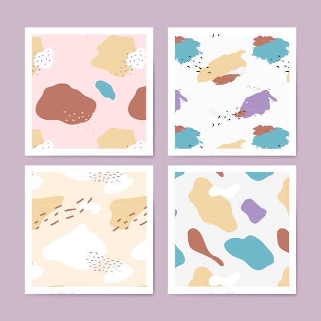 Vector de diseño de patrón de pastel Memphis