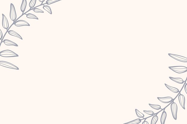 Vector de diseño de tarjeta de marco frondoso