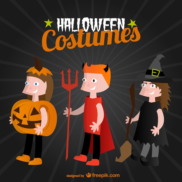 Vector de disfraces de halloween