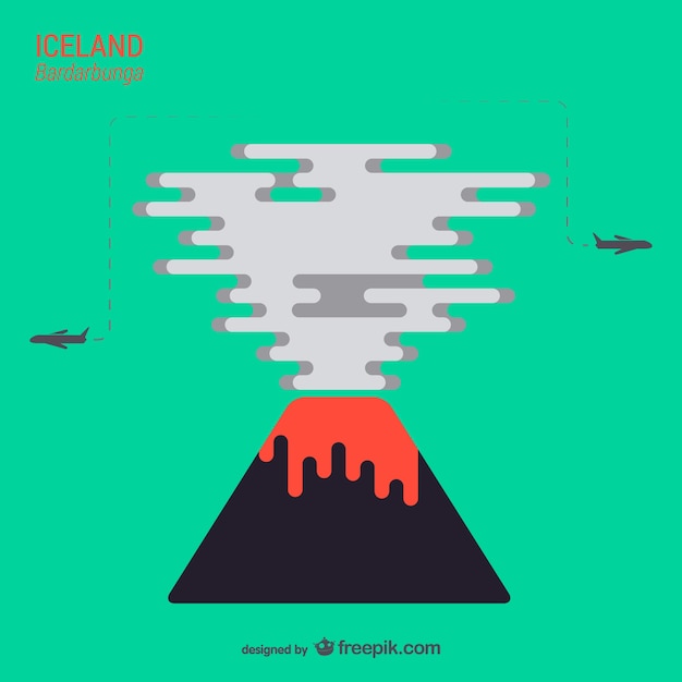 Vector erupción de Bardarbunga