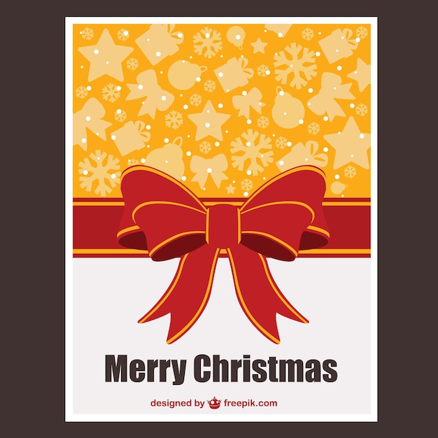 Vector de feliz Navidad con cinta