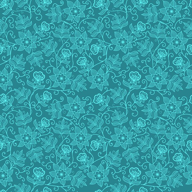 Vector flor sin fisuras patrón de fondo. Textura elegante para los fondos. Clásico de lujo a la antigua ornamento floral, textura transparente para fondos de pantalla, textiles, envoltura.