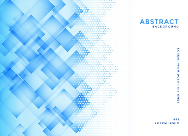 Vector de fondo abstracto azul diagonal plazas