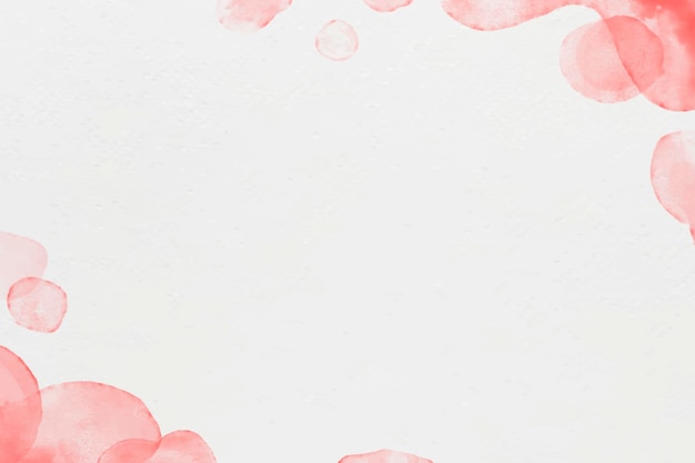 Vector de fondo de acuarela en estilo abstracto rojo