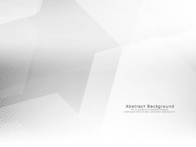 Vector de fondo blanco brillante elegante estilo hexagonal geométrico